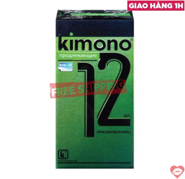  Đại lý Bao cao su Kimono Long Shock - Mỏng 0.03mm kéo dài thời gian - Hộp 12 cái giá rẻ 