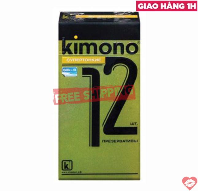  Nhập sỉ Bao cao su Kimono Vàng - Siêu mỏng 0.02mm - Hộp 12 cái  có tốt không? 