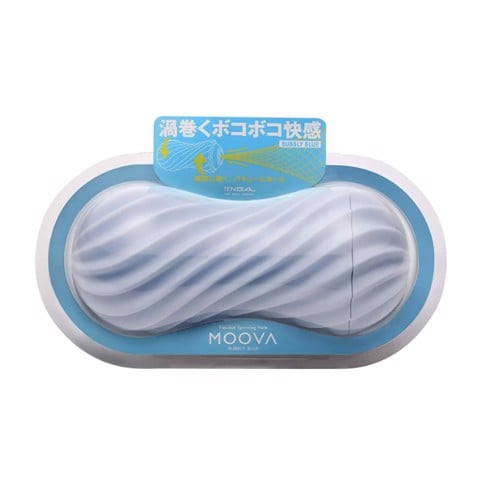 Âm đạo giả lõi chuyển động xoắn ốc - Tenga Moova Bubbly Blue