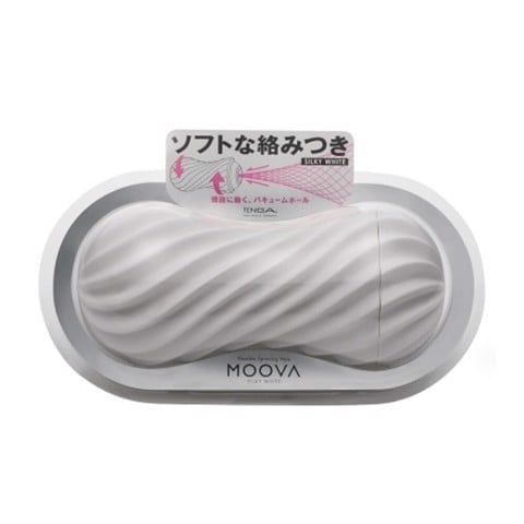 Âm đạo giả lõi chuyển động xoắn ốc - Tenga Moova Silky White