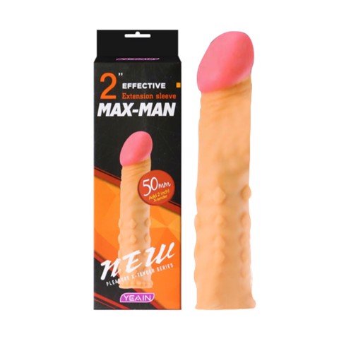 Bao cao su đôn dên tăng kích thước Maxman tăng 2