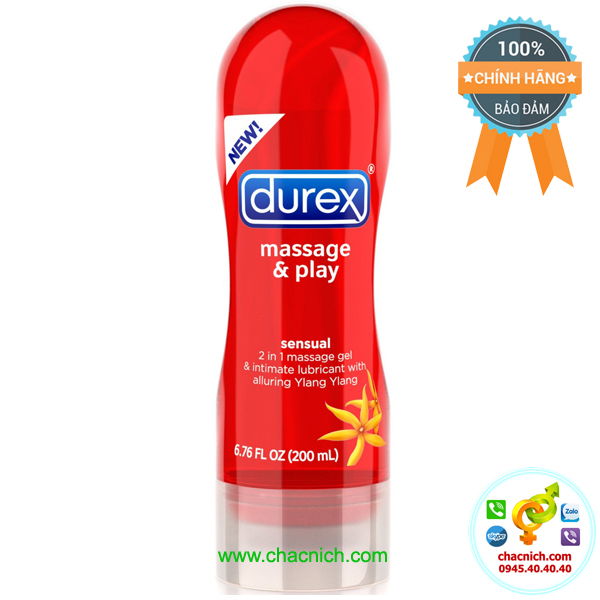 Gel Massage Durex 2in1 Sensual Ylang Tinh Chất Hoa Ngọc Lan Tây