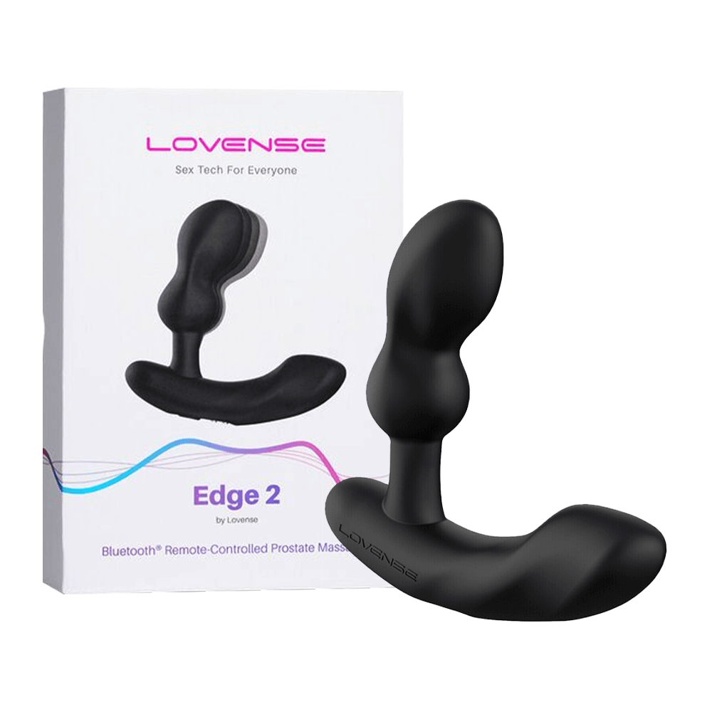 Máy massage tuyến tiền liệt Lovense Edge 2 hình chữ L điều khiển qua app