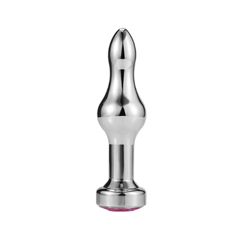 Phích inox cắm hậu môn dạng đinh xoắn - Anal Toy 14