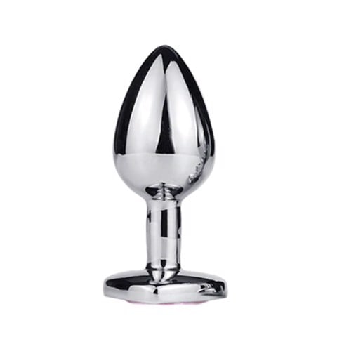 Phích inox cắm hậu môn màu bạc - Anal Toy 02