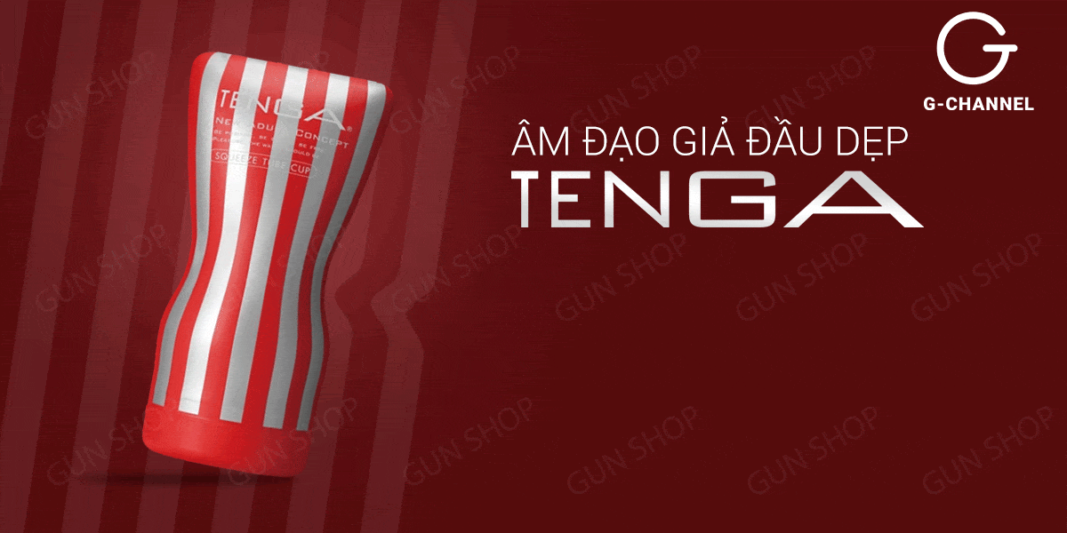 Âm đạo giả Tenga Red White nhỏ gọn ôm sát Siêu thực
