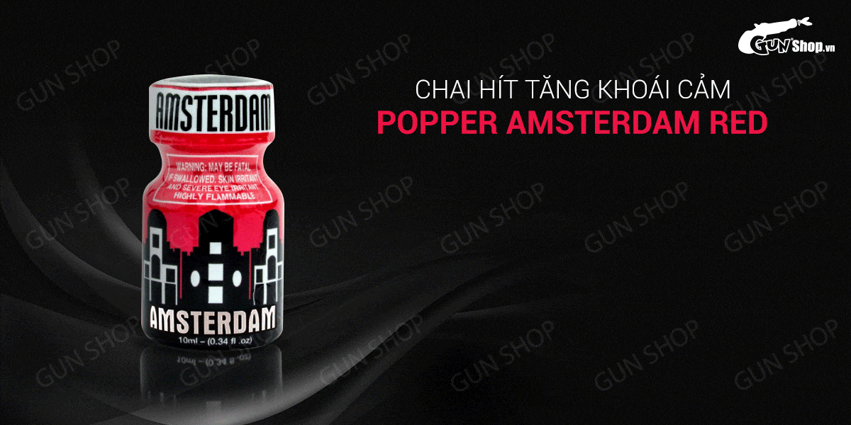 Popper Amsterdam Pink 10ml Mỹ USA chính hãng chất lượng tốt