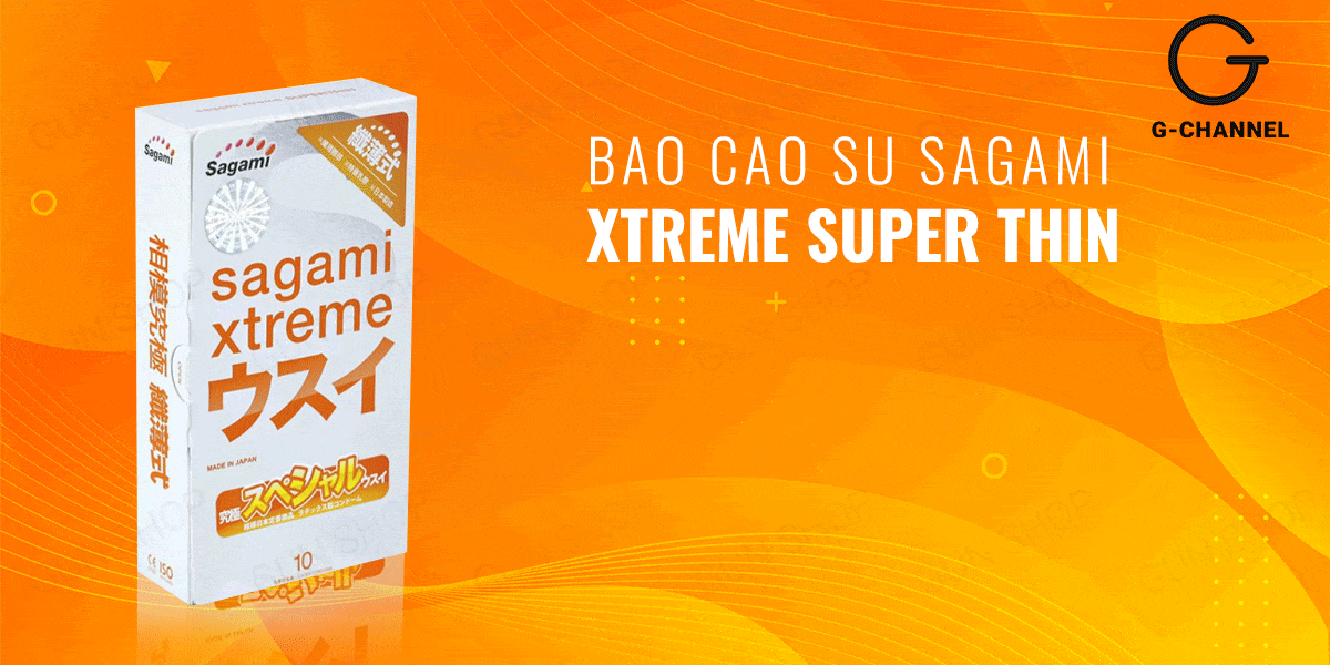 Sagami Xtreme siêu mỏng ôm khít an toàn tuyệt đối hộp 10