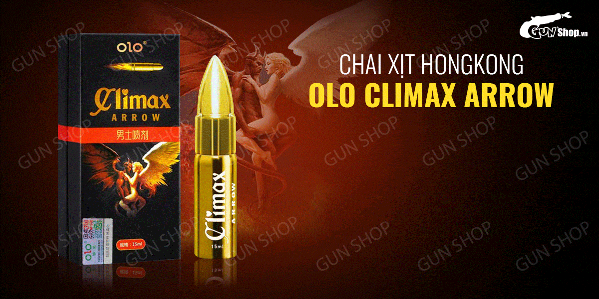 Đánh giá Chai xịt HongKong OLO Climax Arrow - Kéo dài thời gian - Chai 15ml  tốt nhất