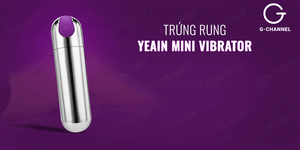Trứng rung viên đạn 10 chế độ Yeain Mini Vibrator kích thích