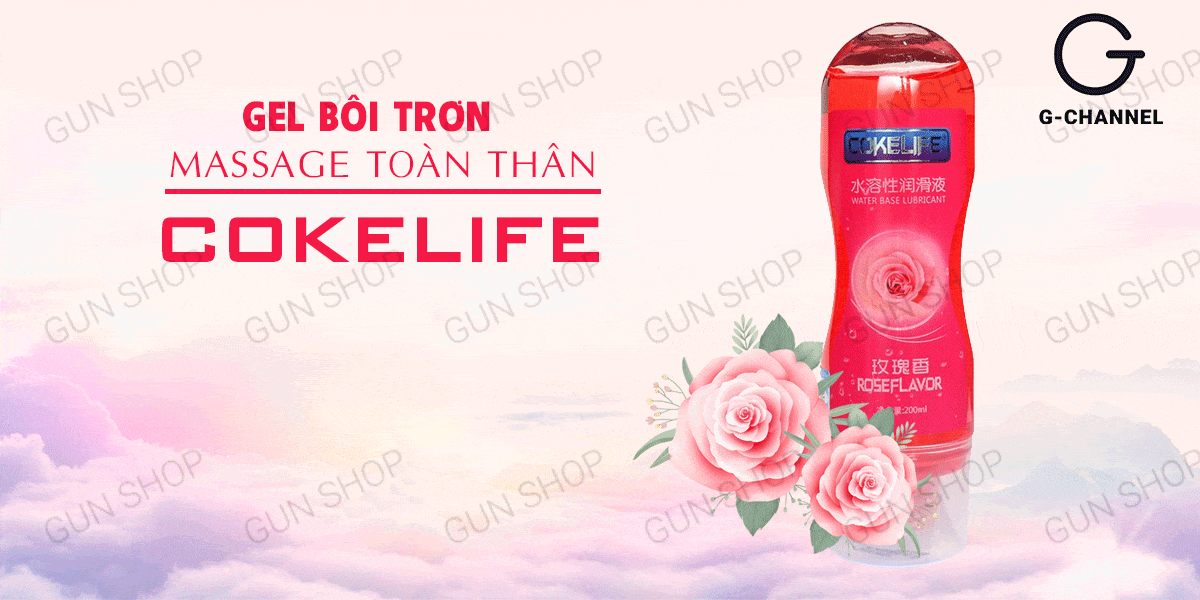 Gel Massage Hương Hoa Hồng Cokelife 100ml Tăng Khoái Cảm
