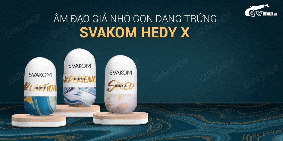 Máy thủ dâm Svakom Hedy X nhỏ gọn trứng cảm giác thật mê
