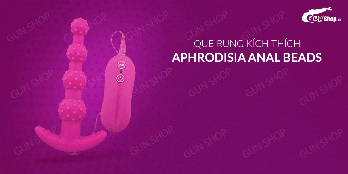 Que rung hậu môn 10 chế độ đa năng pin bền - Aphrodisia Anal Beads