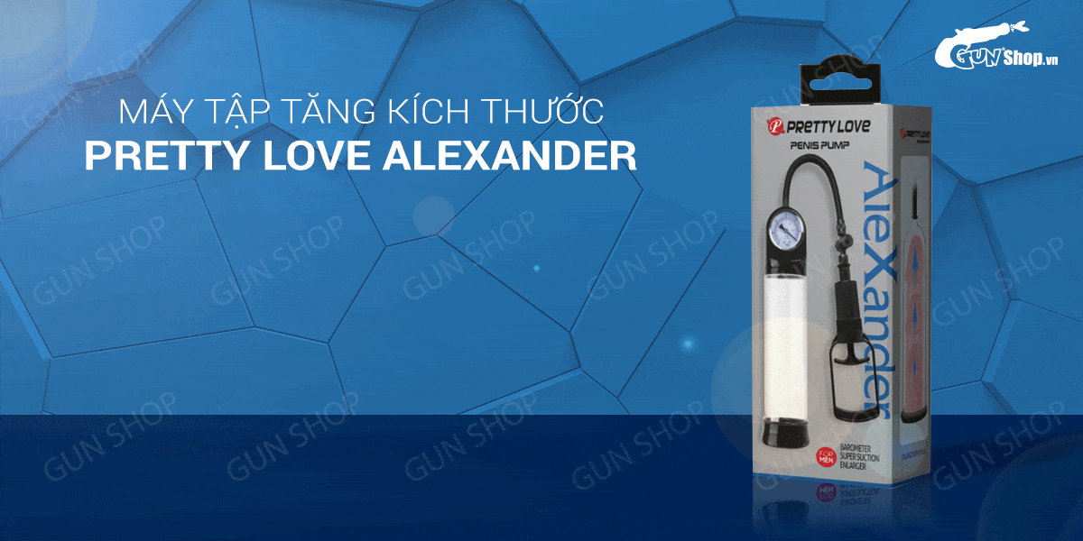 Máy kéo dương vật chuyên nghiệp Pretty Love Alexander tăng nhanh