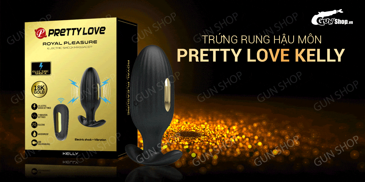 Trứng Rung Điều Khiển Từ Xa Pretty Love Kelly Kích Thích Mạnh
