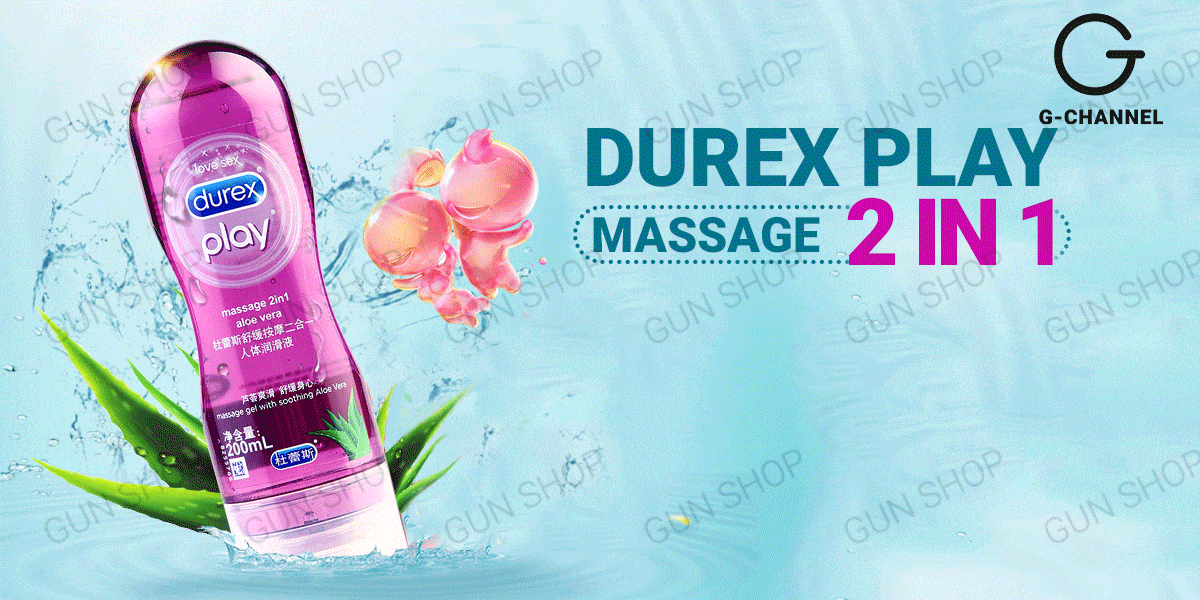Đánh giá Gel bôi trơn massage - Durex Play 2 in 1 - Chai 200ml  giá tốt