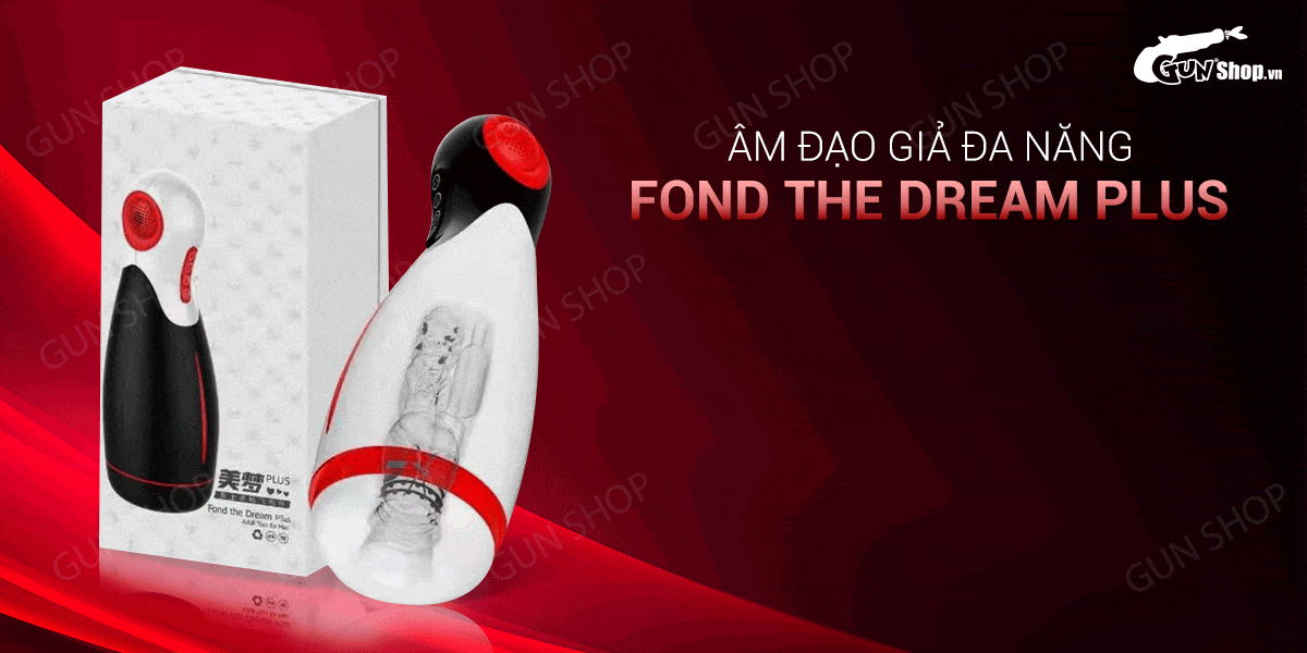 Âm đạo giả rung đa năng kèm tai nghe sạc tiện lợi Fond The Dream