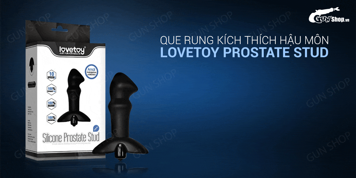 Que rung hậu môn 10 chế độ sôi động pin bền Lovetoy Prostate Stud