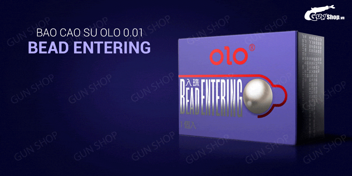 Bao cao su OLO siêu mỏng 0.01 bi gai tăng cảm giác 3cm 10 cái