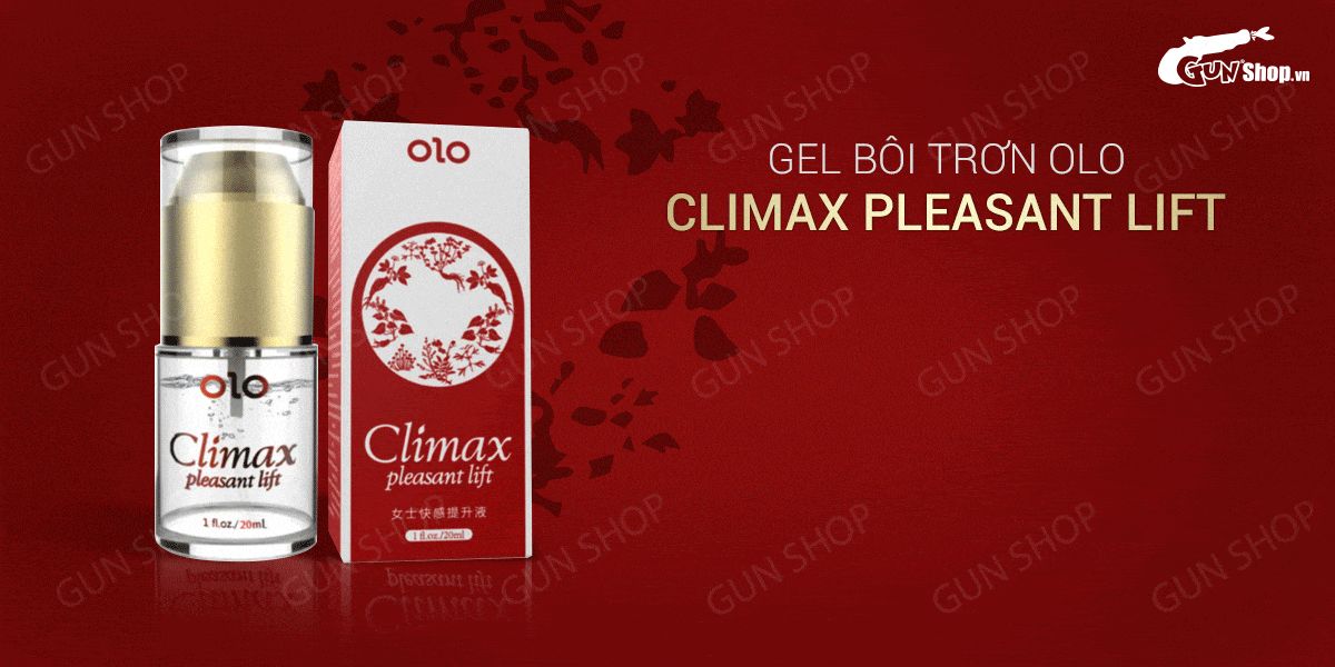 Kho sỉ Gel bôi trơn tăng khoái cảm nữ - OLO Climax Pleasant Lift - Chai 20ml  hàng xách tay