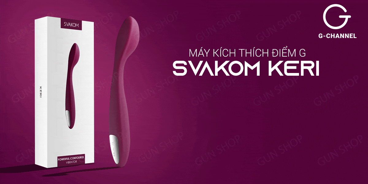 Máy rung Svakom Keri đa chế độ điểm G kích thích mạnh mẽ