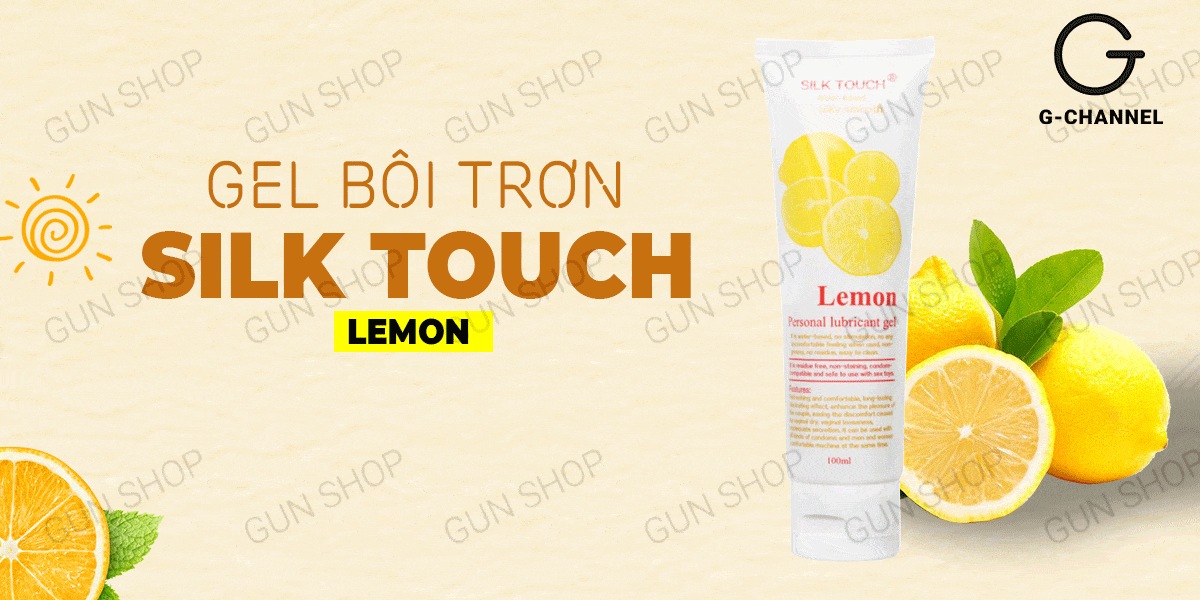 Mua Gel bôi trơn hương chanh - Silk Touch - Chai 100ml  hàng xách tay