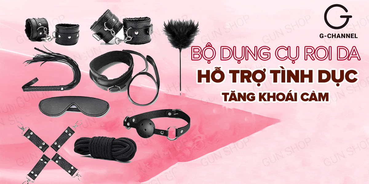 Bộ roi da BDSM tăng khoái cảm cực mạnh, dụng cụ chơi tình dục