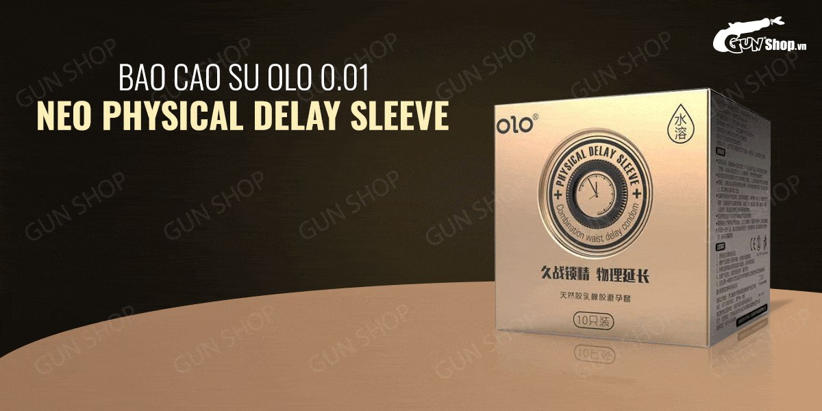 Bao cao su OLO siêu mỏng gân gai kéo dài thời gian tăng nhiệt