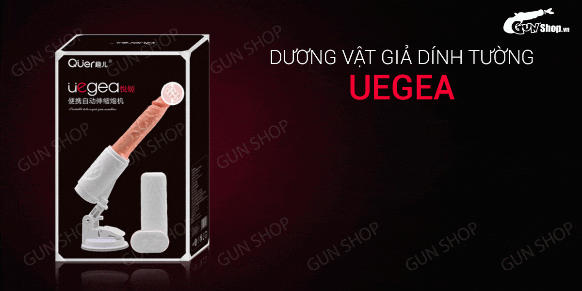 Nơi bán Dương vật giả dính tường rung thụt tự động sạc điện - Uegea  giá tốt