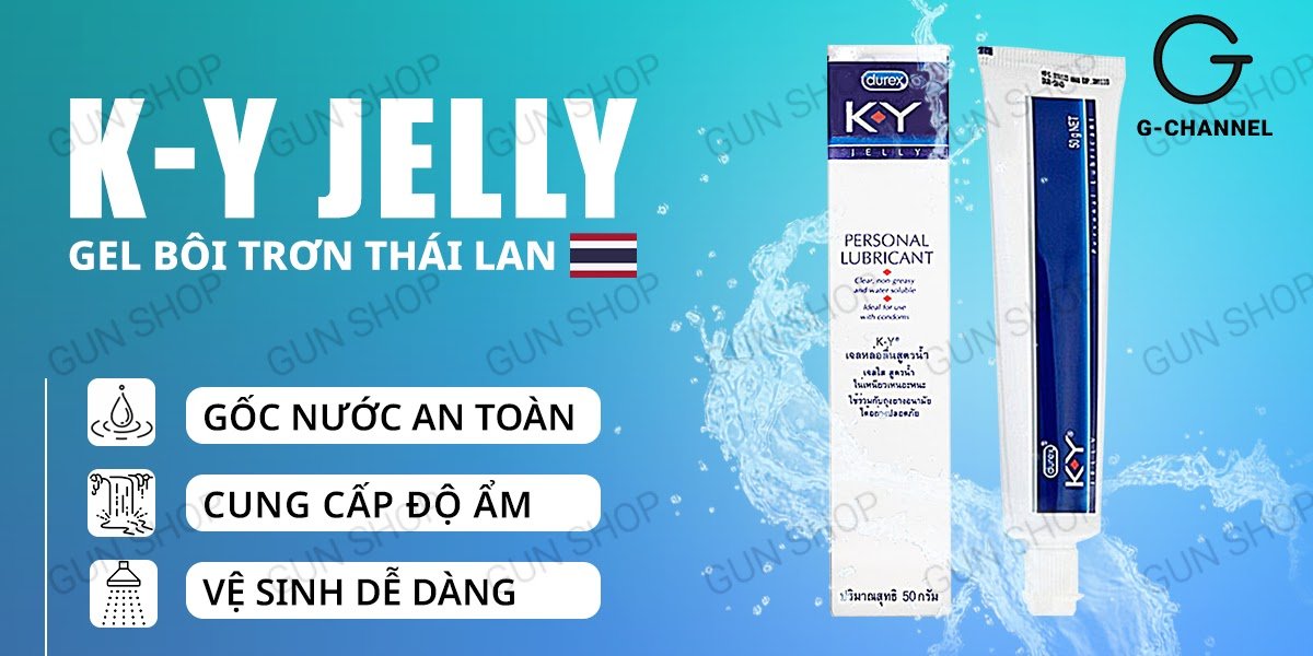 Gel bôi trơn Durex KY Jelly 50g mượt mà tăng khoái cảm