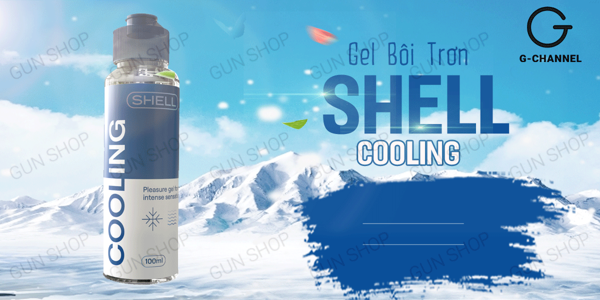 Gel bôi trơn mát lạnh Shell Cooling 100ml kích thích mua sắm
