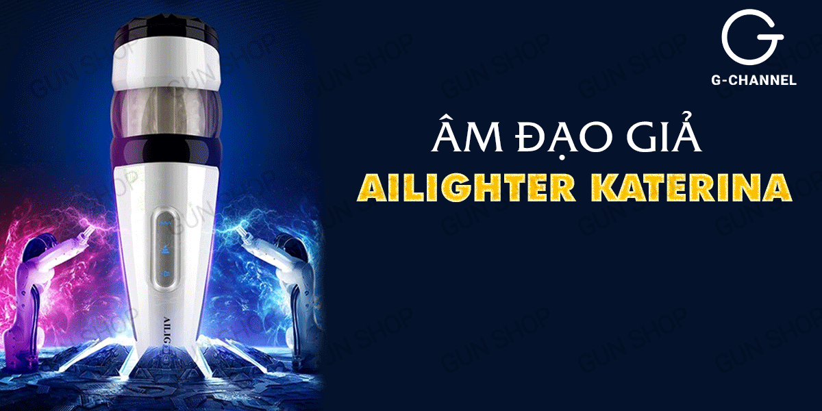 Âm Đạo Giả Tự Động Thụt Xoáy Đa Chế Độ Sạc USB - Ailighter