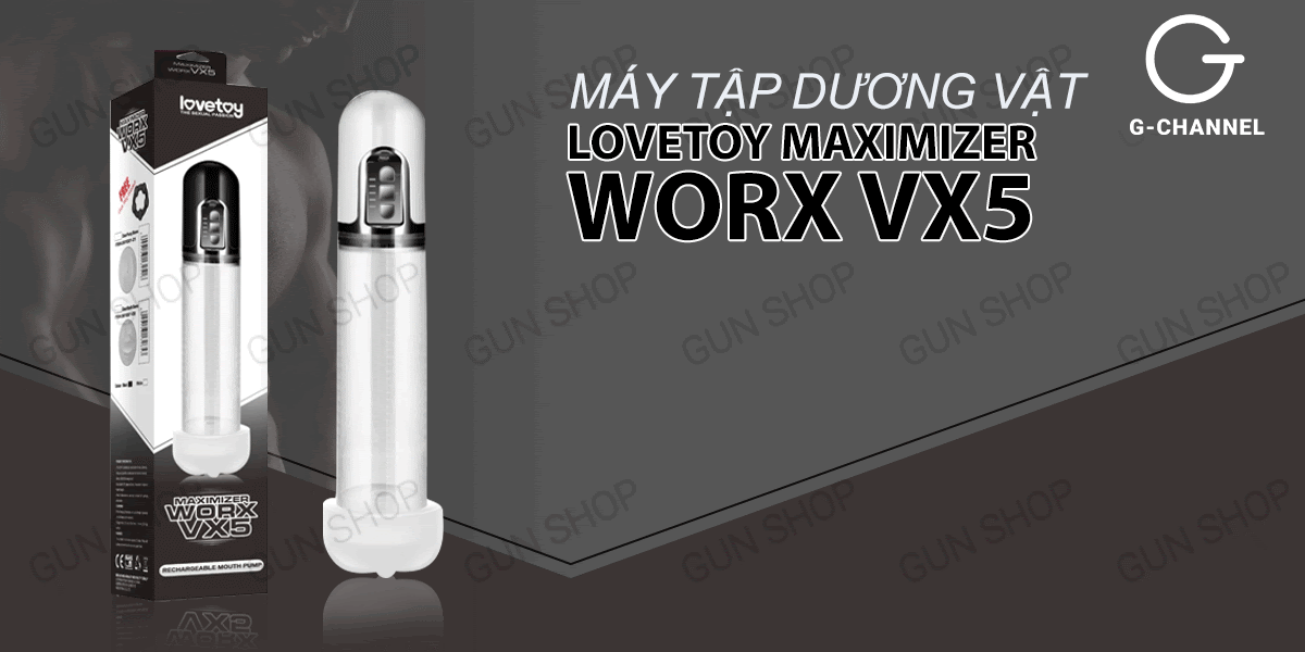 Máy Tập Dương Vật Tự Động Cao Cấp Lovetoy Maximizer Worx VX5
