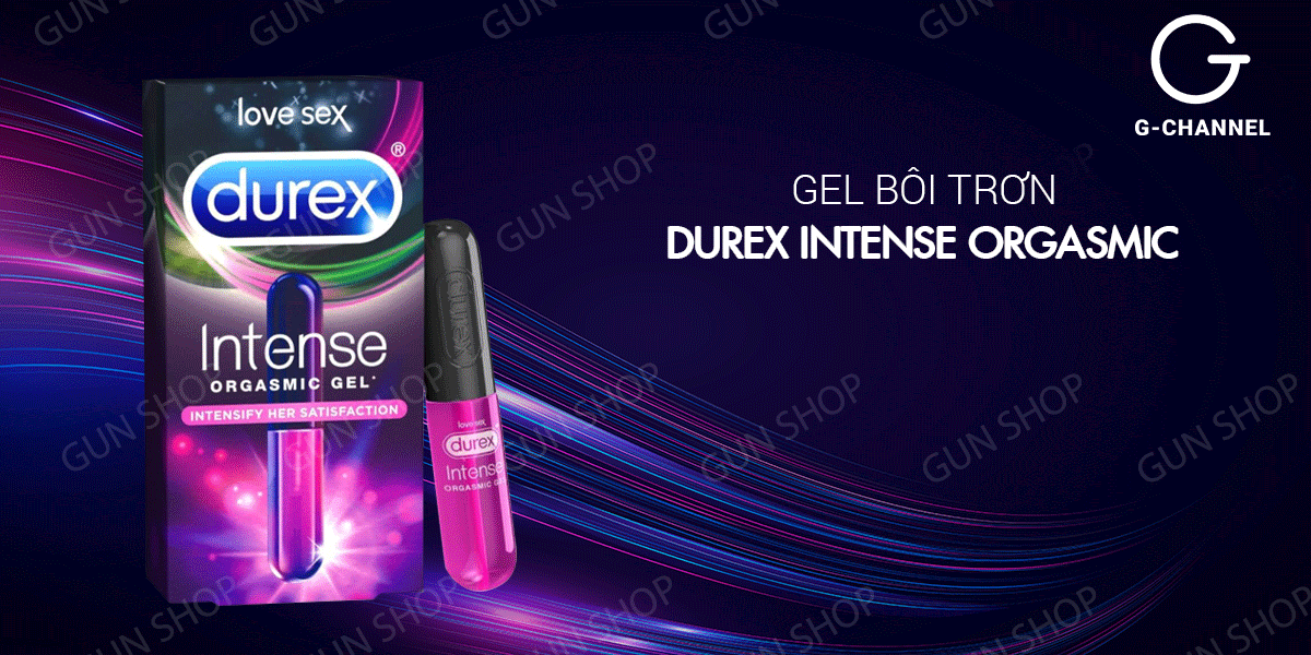 Gel bôi trơn Durex Intense Orgasmic 10ml tăng khoái cảm nữ hiệu quả
