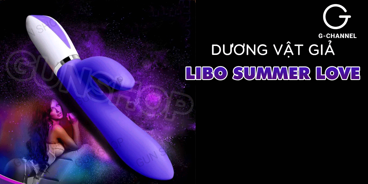 Dương vật giả Libo 2 đầu sạc điện 68 chế độ rung siêu mạnh