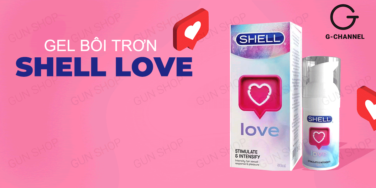 Phân phối Gel bôi trơn tăng khoái cảm nữ - Shell Love - Chai 50ml  giá tốt
