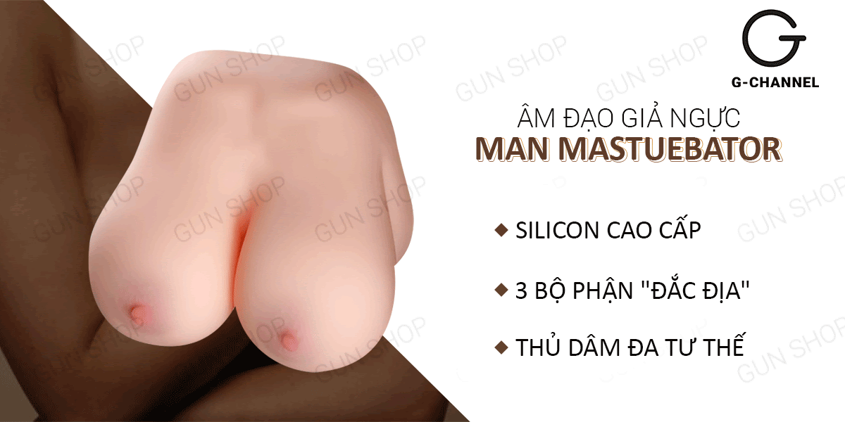 Ngực Giả Silicon Mềm Mịn 3kg - Âm Đạo & Hậu Môn Cao Cấp