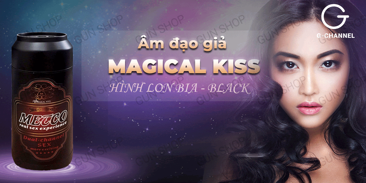 Giá sỉ Âm đạo giả ngụy trang hình lon bia - Magical Kiss - Black  hàng xách tay