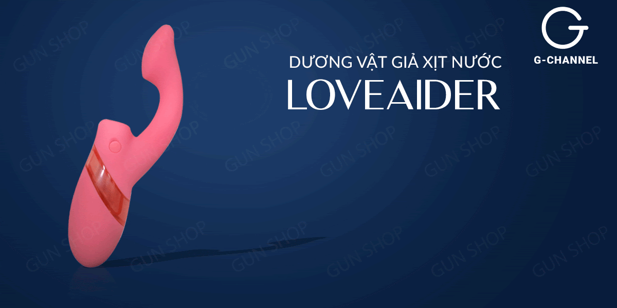 Bán Dương vật giả xịt nước 7 chế độ rung - Màu hồng - Loveaider  mới nhất