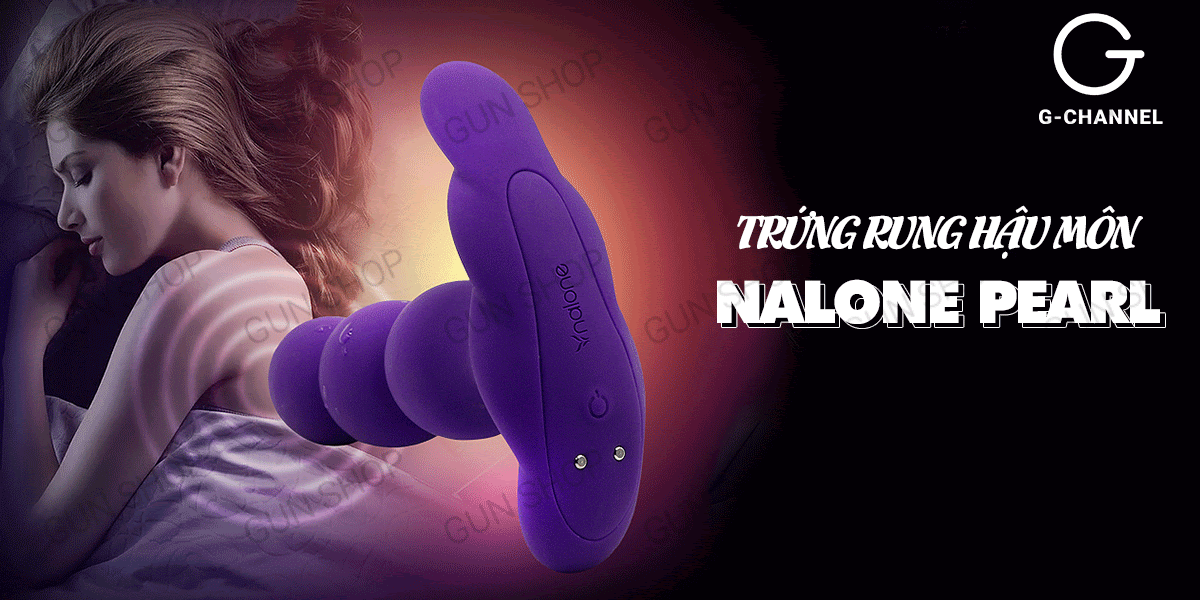 Cung cấp Trứng rung rung xoay 360 điều khiển tầm xa sạc điện - Nalone Pearl  chính hãng