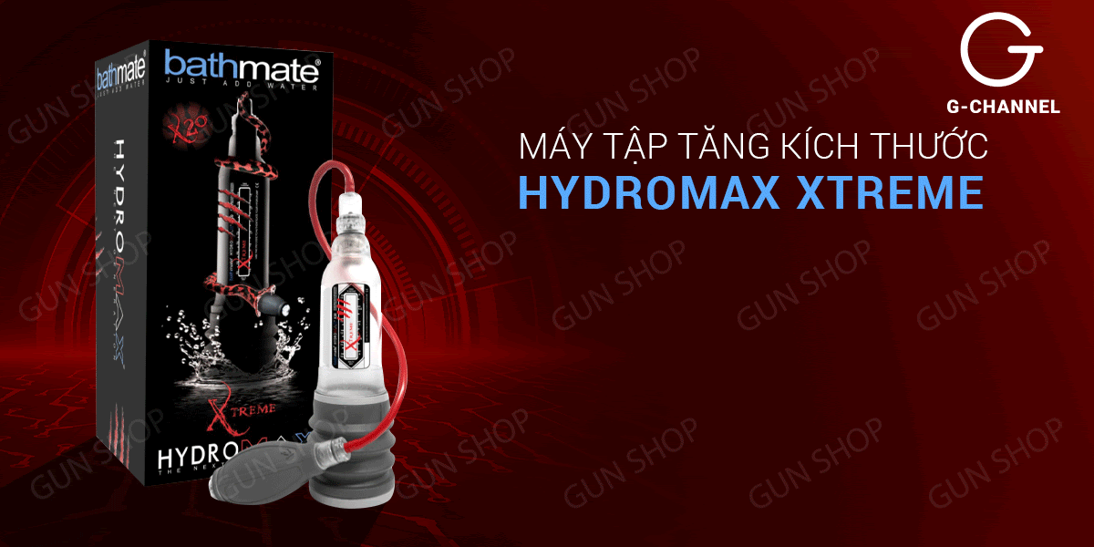Hydromax Xtreme bơm tay tăng kích thước dương vật an toàn hiệu quả
