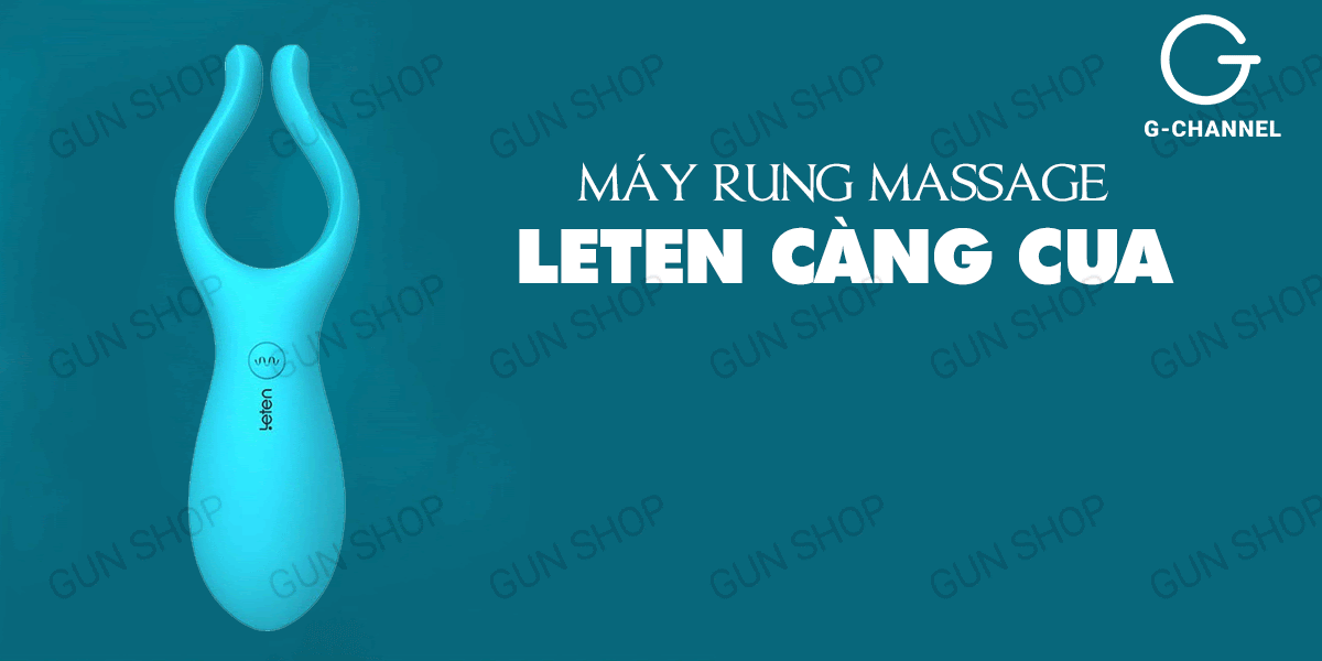 Máy rung massage đa chế độ Leten sạc điện tiện lợi siêu bền