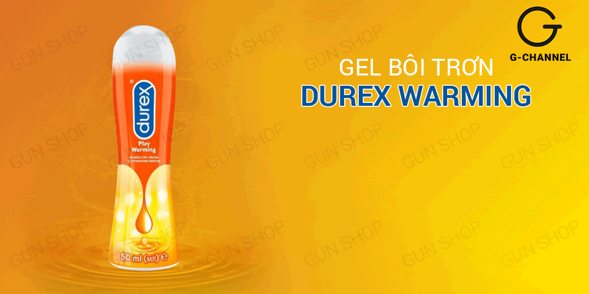 Gel bôi trơn nóng Durex Warming 100ml - Tăng Khoái Cảm