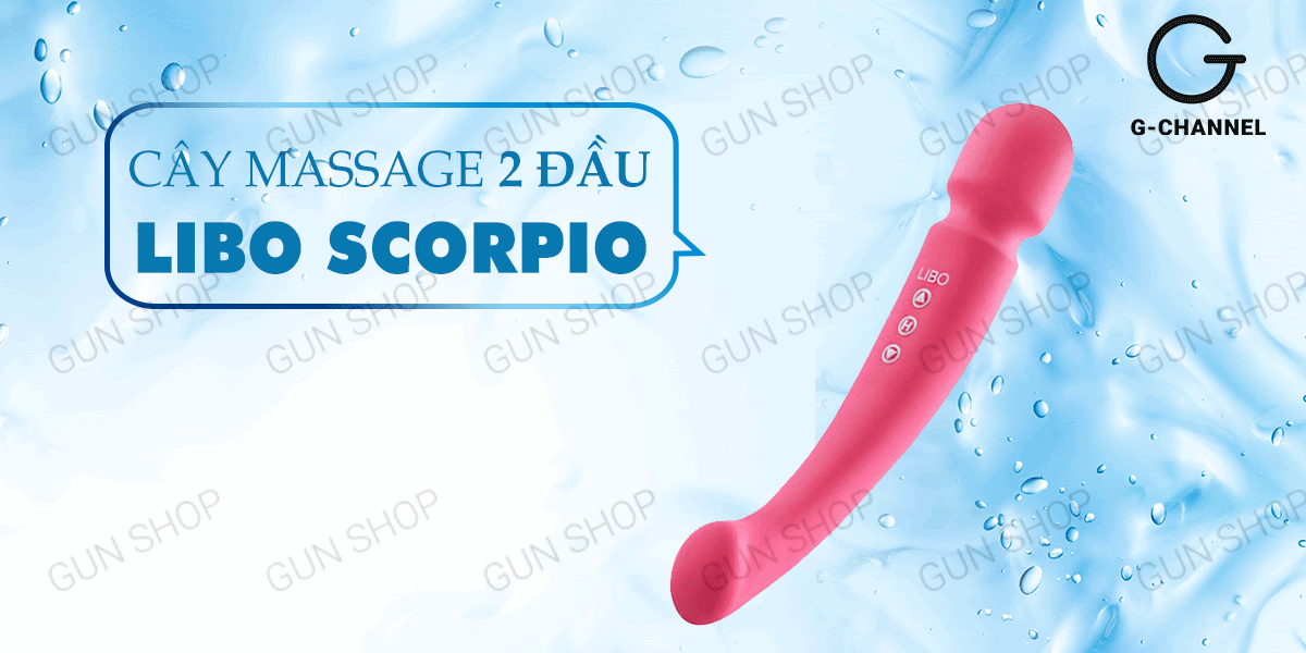 Máy Massage 2 Đầu Libo Scorpio Rung Siêu Mạnh Kích Thích
