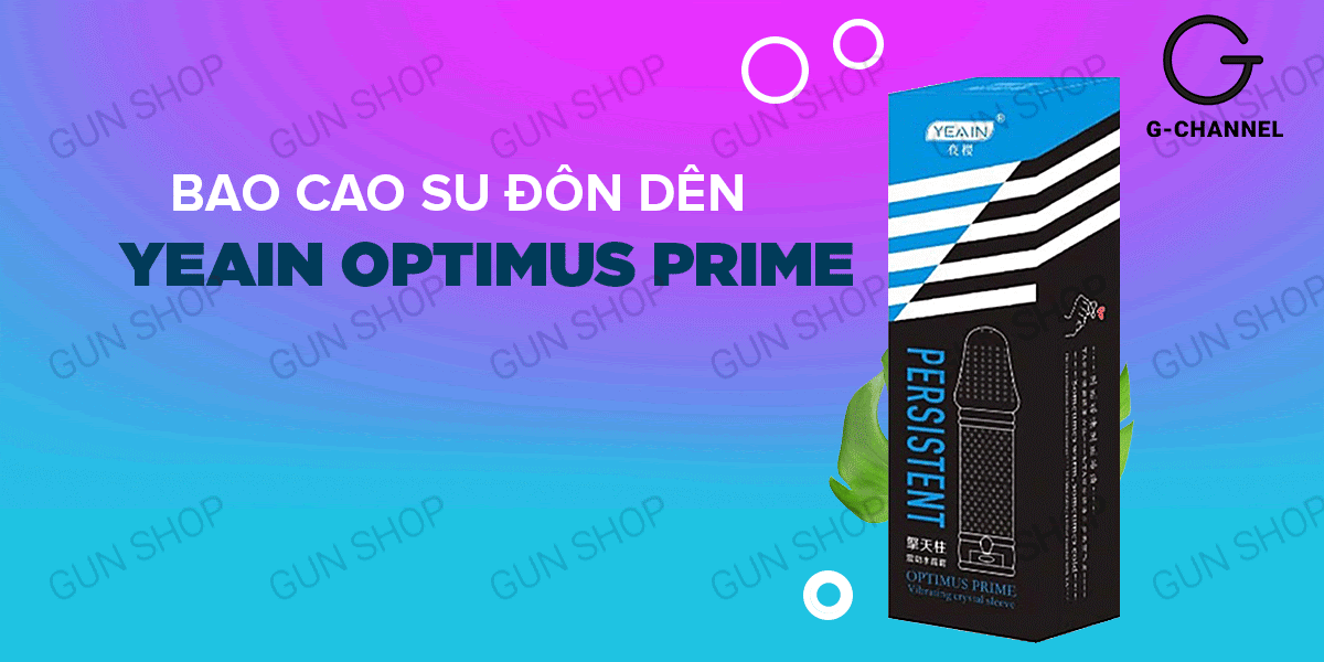 Bao Cao Su Đôn Dên Yeain Optimus Prime Tăng Kích Thước Rung Kích Thích