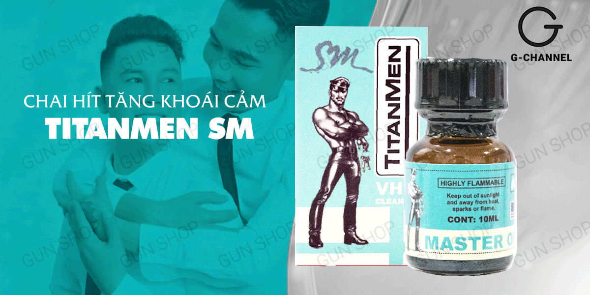 Nơi bán Popper Titanmen SM - Chai 10ml chính hãng