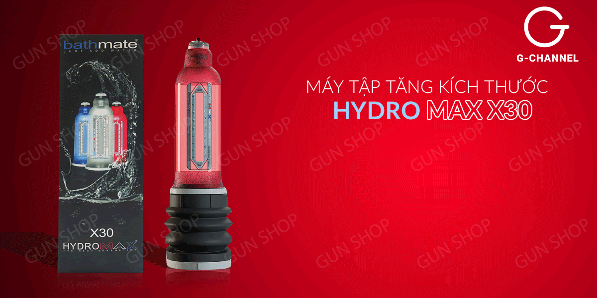 Máy Tập Dương Vật Hydromax X30 Tăng Kích Thước Vĩnh Viễn