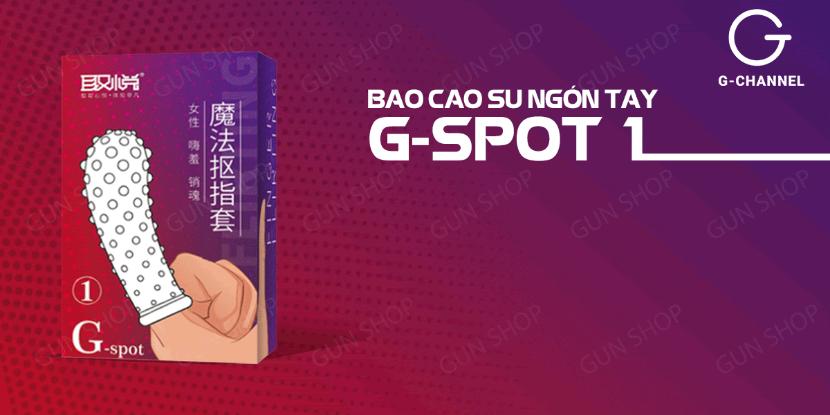 Bao Cao Su Ngón Tay G-Spot Gai Nổi Toàn Thân Kích Thích Mạnh