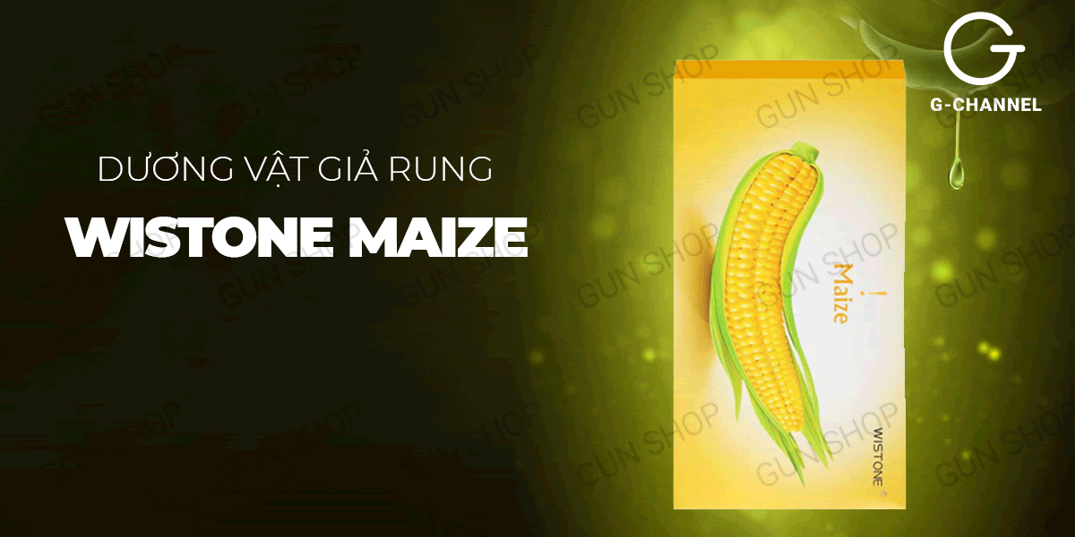 Địa chỉ bán Dương vật giả rung hình trái bắp đa chế độ rung sạc điện - Wistone Maize  tốt nhất
