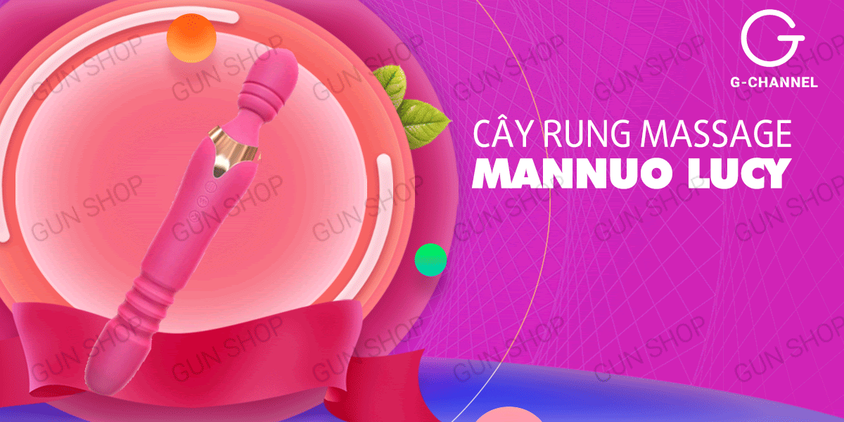 Máy massage đa năng nóng lạnh sạc điện Mannuo Lucy giảm đau hiệu quả